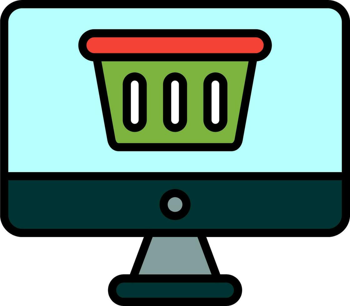 Online Shopping Vector Icon