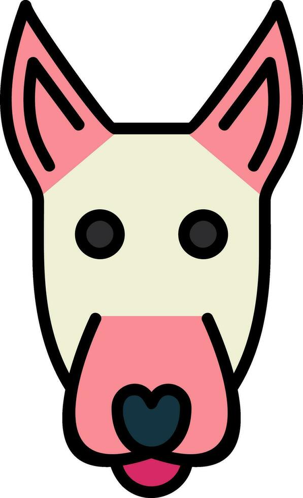 Bull Terrier Vector Icon