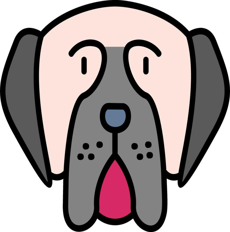 Mastiff Vector Icon