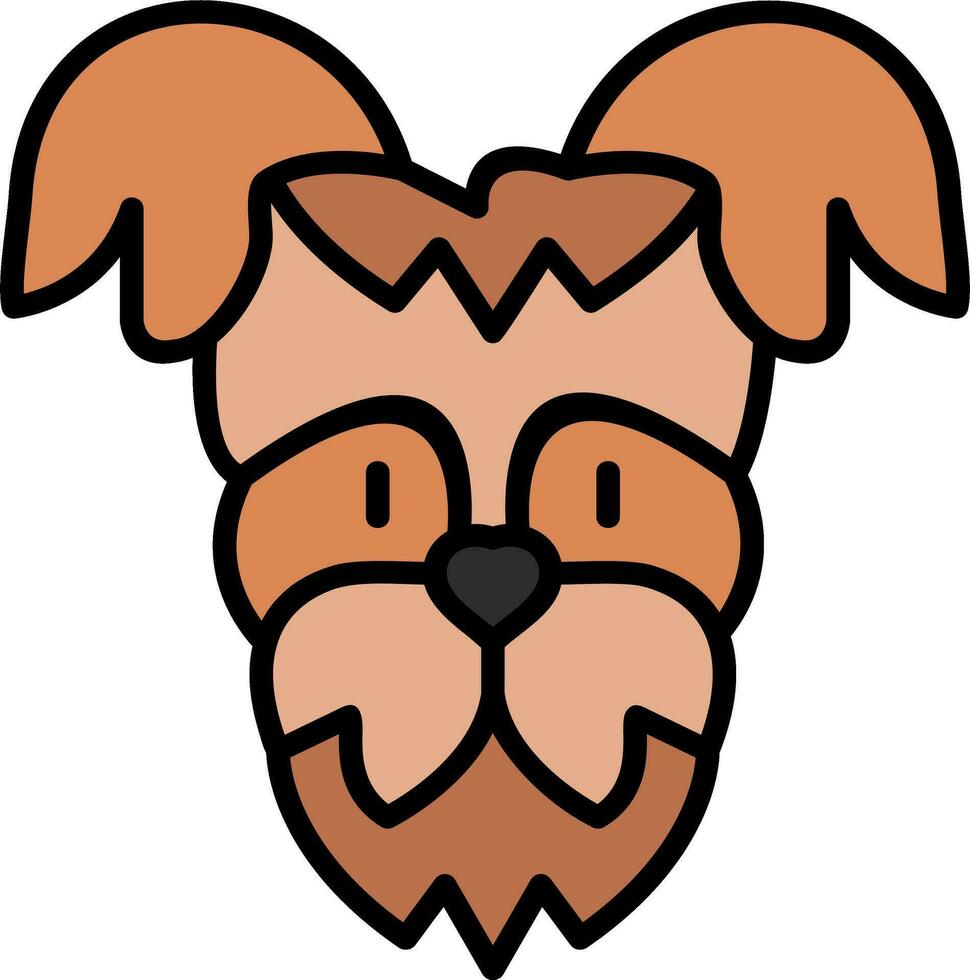 Yorkshire Terrier Vector Icon