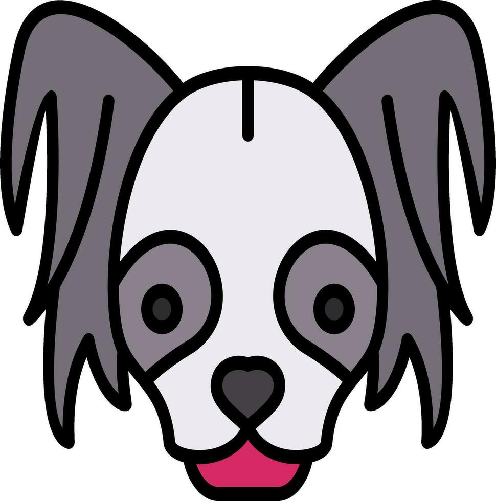 Chinese Crested Vector Icon