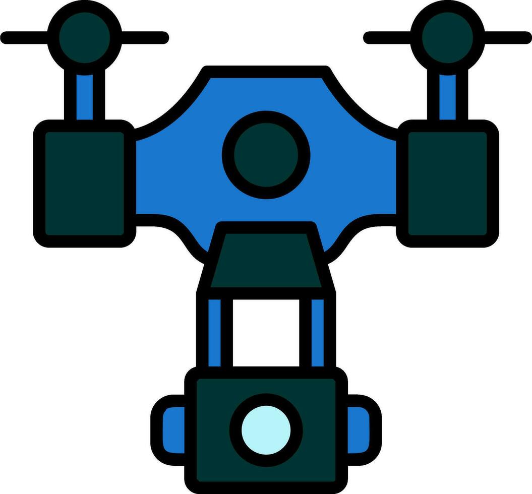 icono de vector de dron