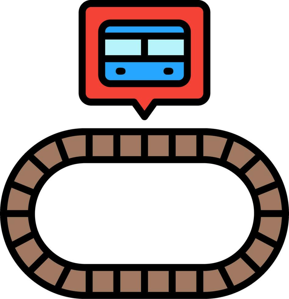Railway Vector Icon