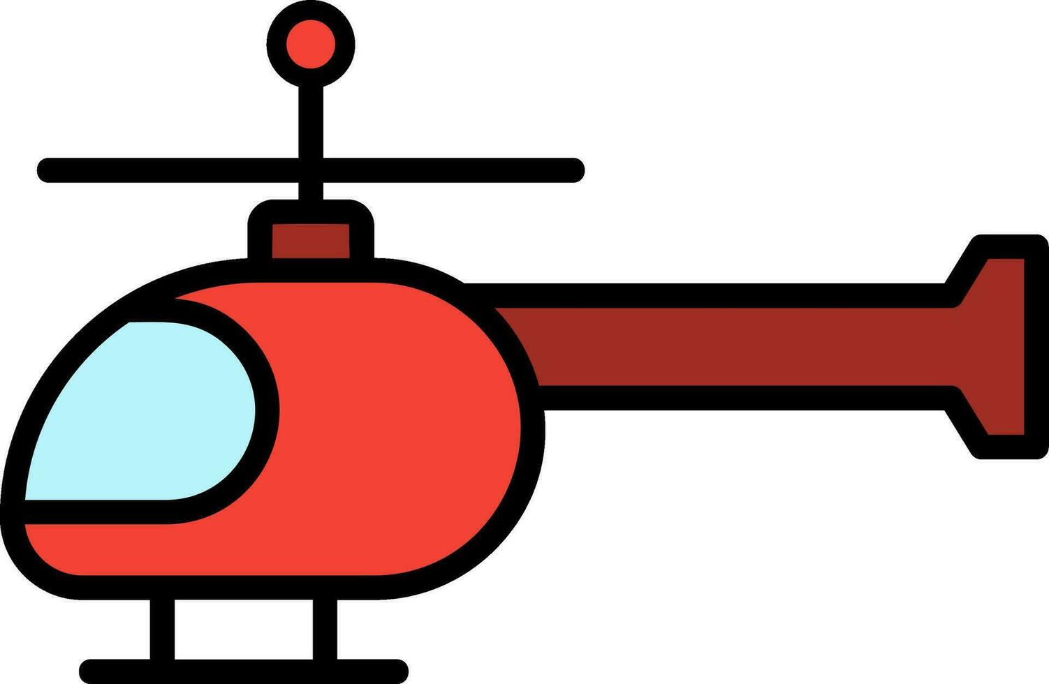 Helicopter Vector Icon