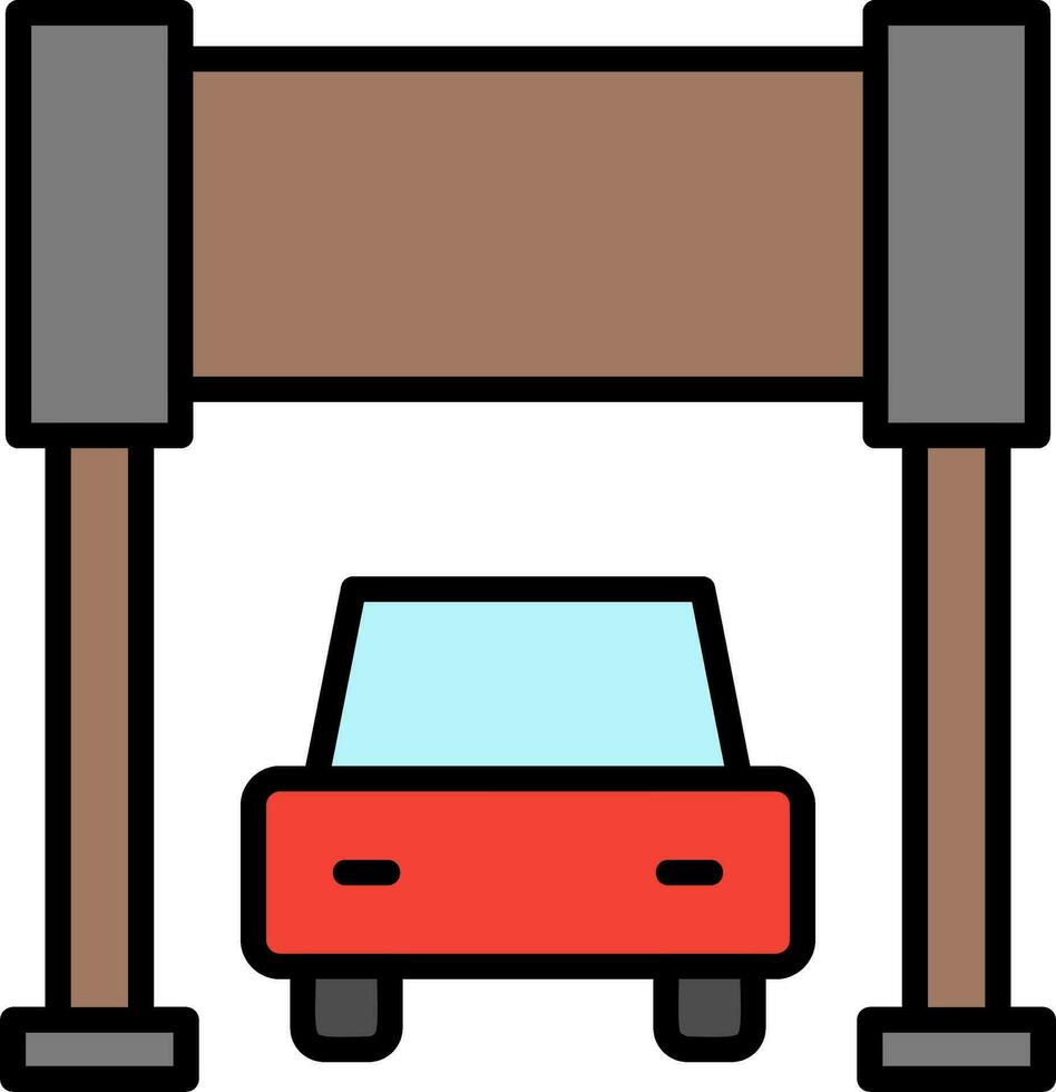 Start Line Vector Icon