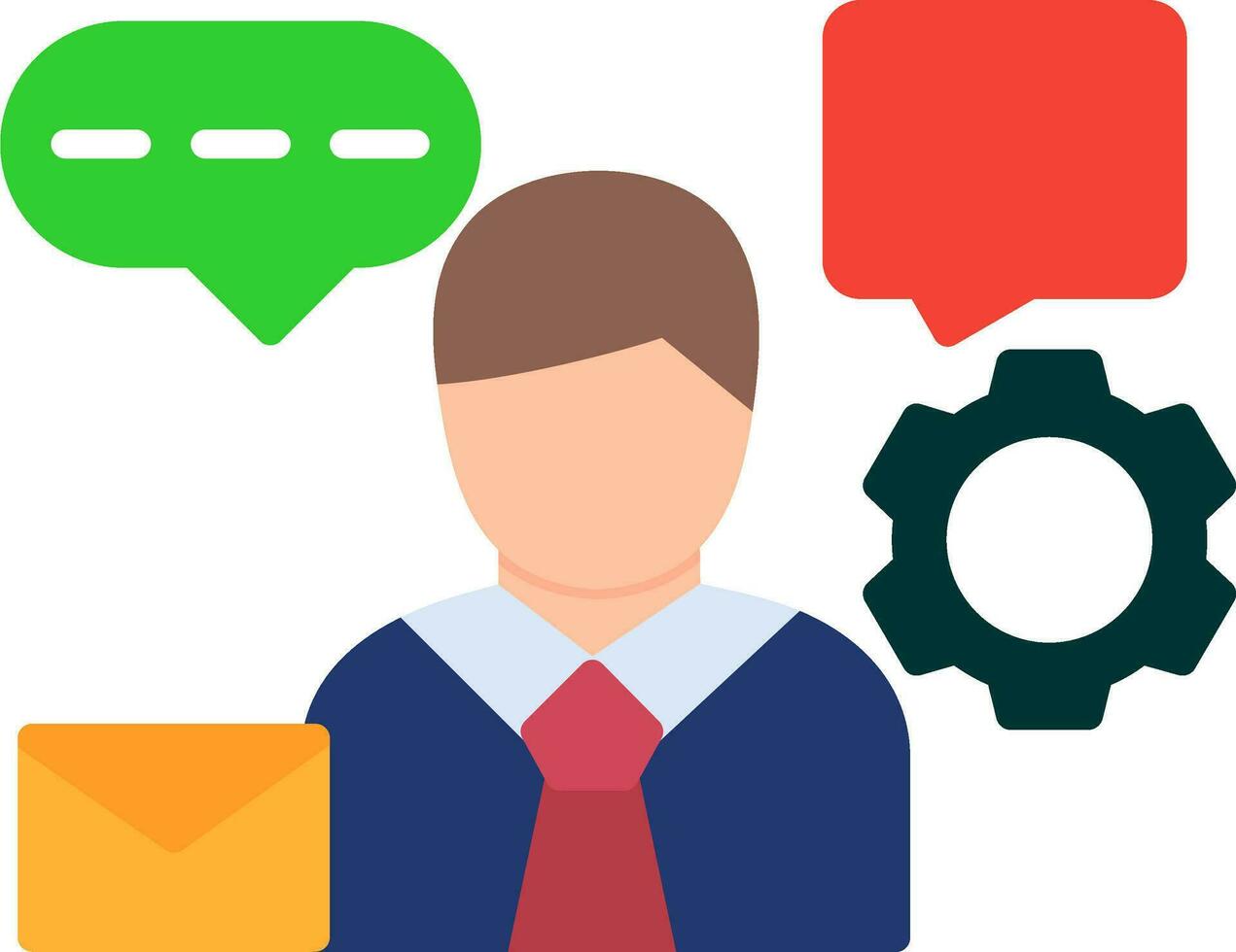 Client Support Vector Icon