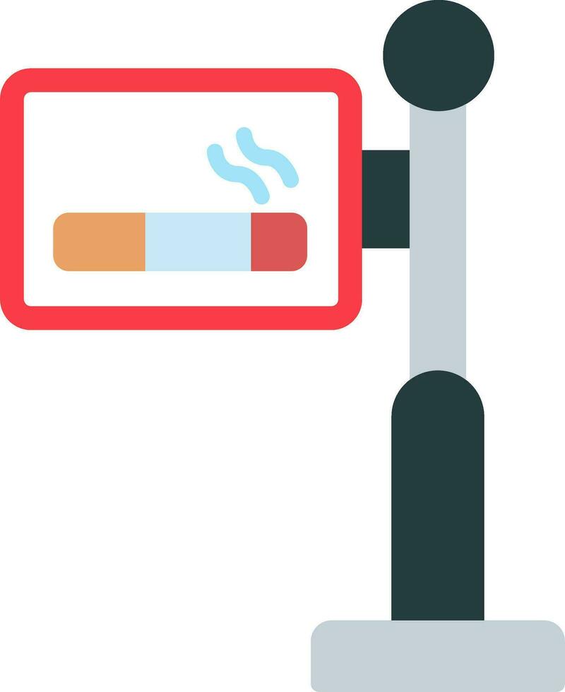 Smoking Area Vector Icon