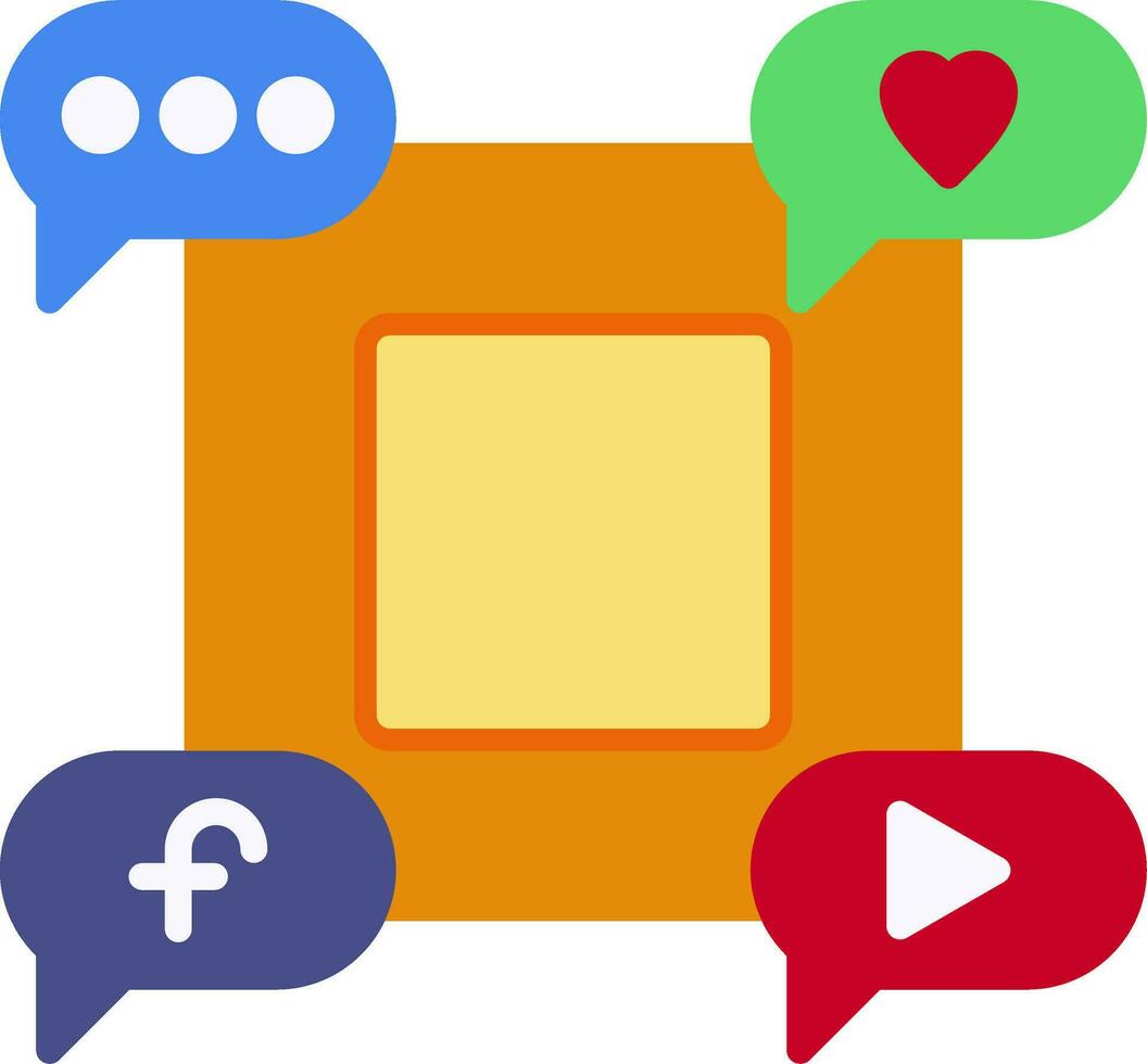 Social Media Vector Icon