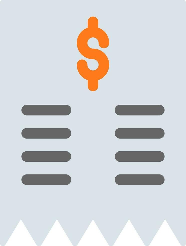 Bill Vector Icon