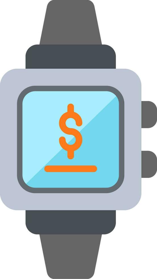 SmartWatch Payment Vector Icon