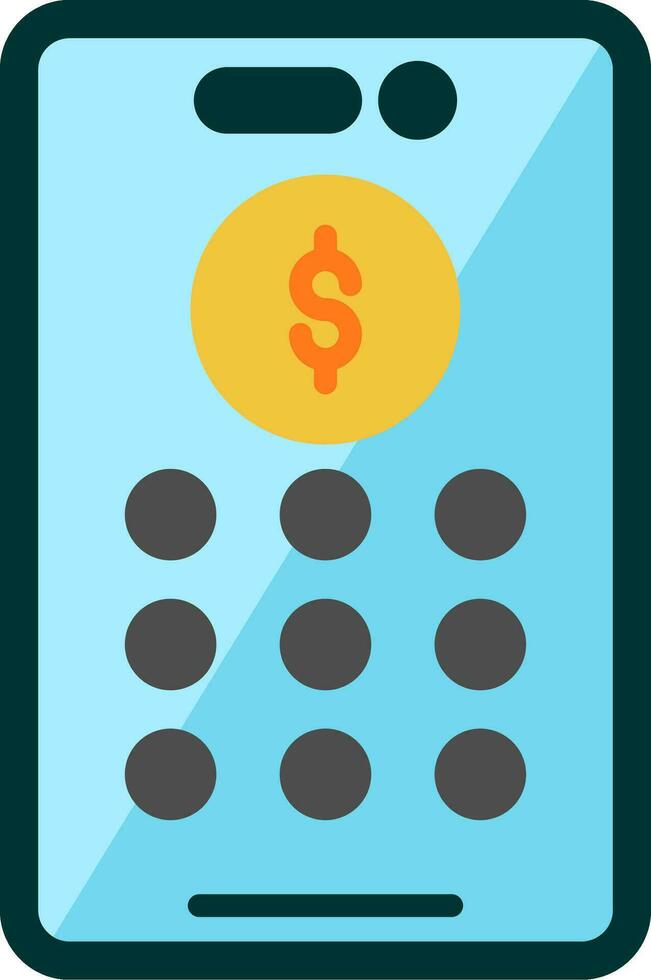 Banking Pin Code Vector Icon