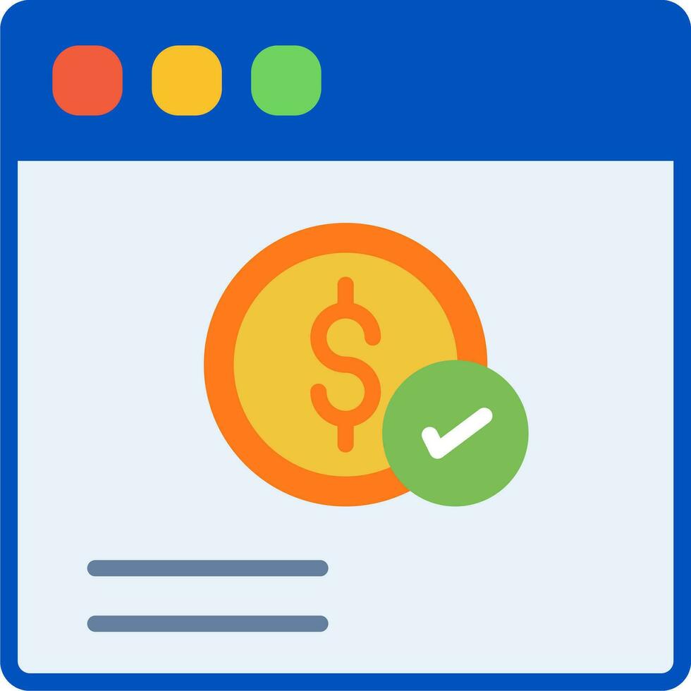 Online Payment Vector Icon