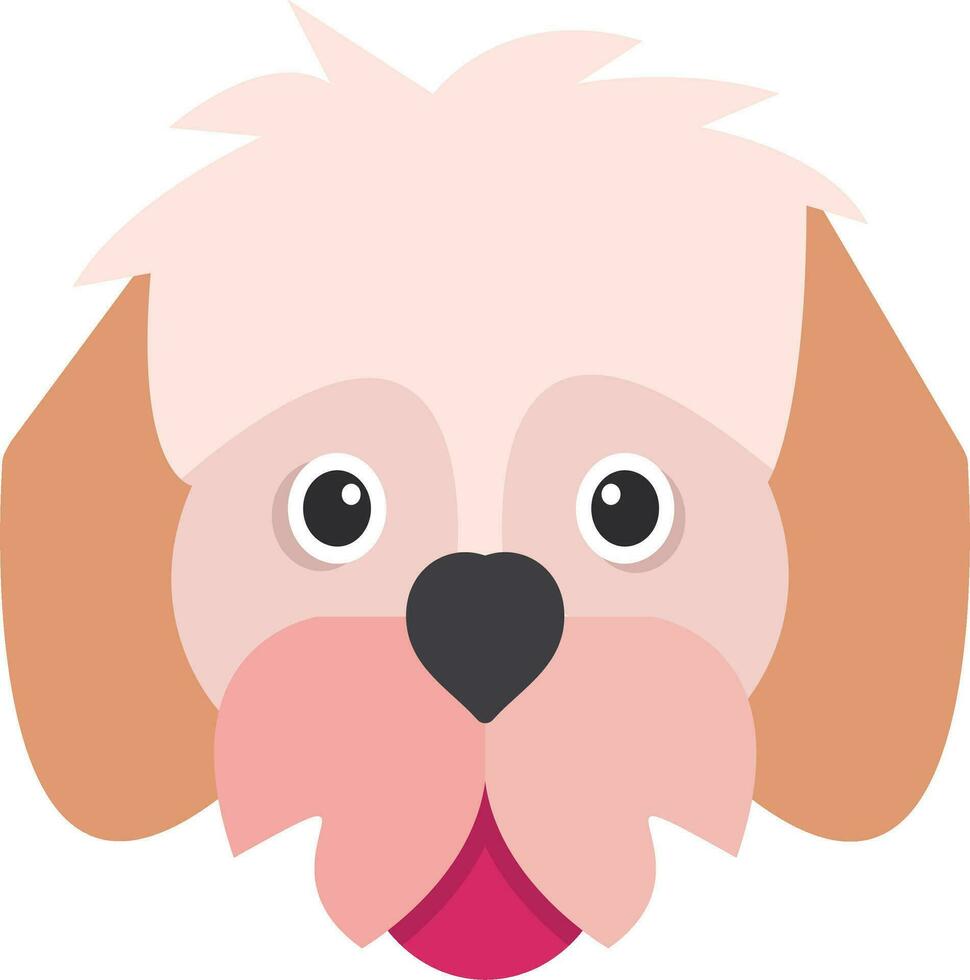 shih tzu vector icono