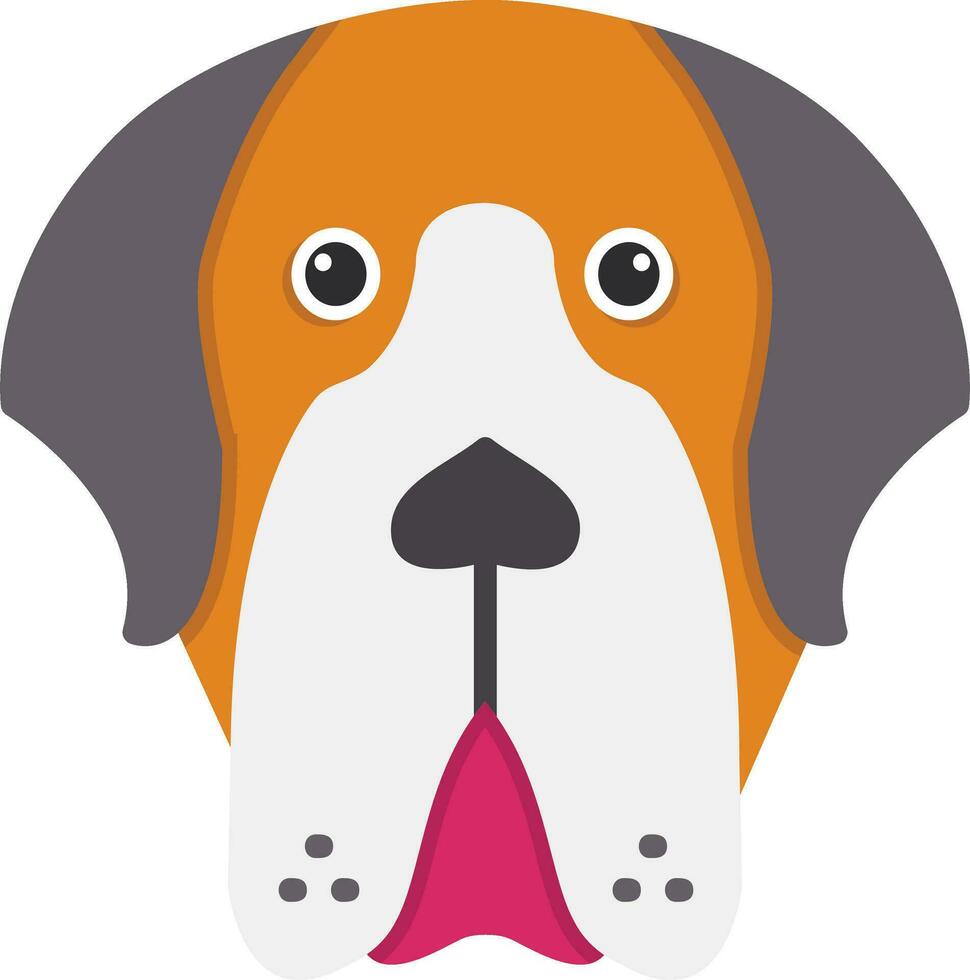 Saint Bernard Vector Icon