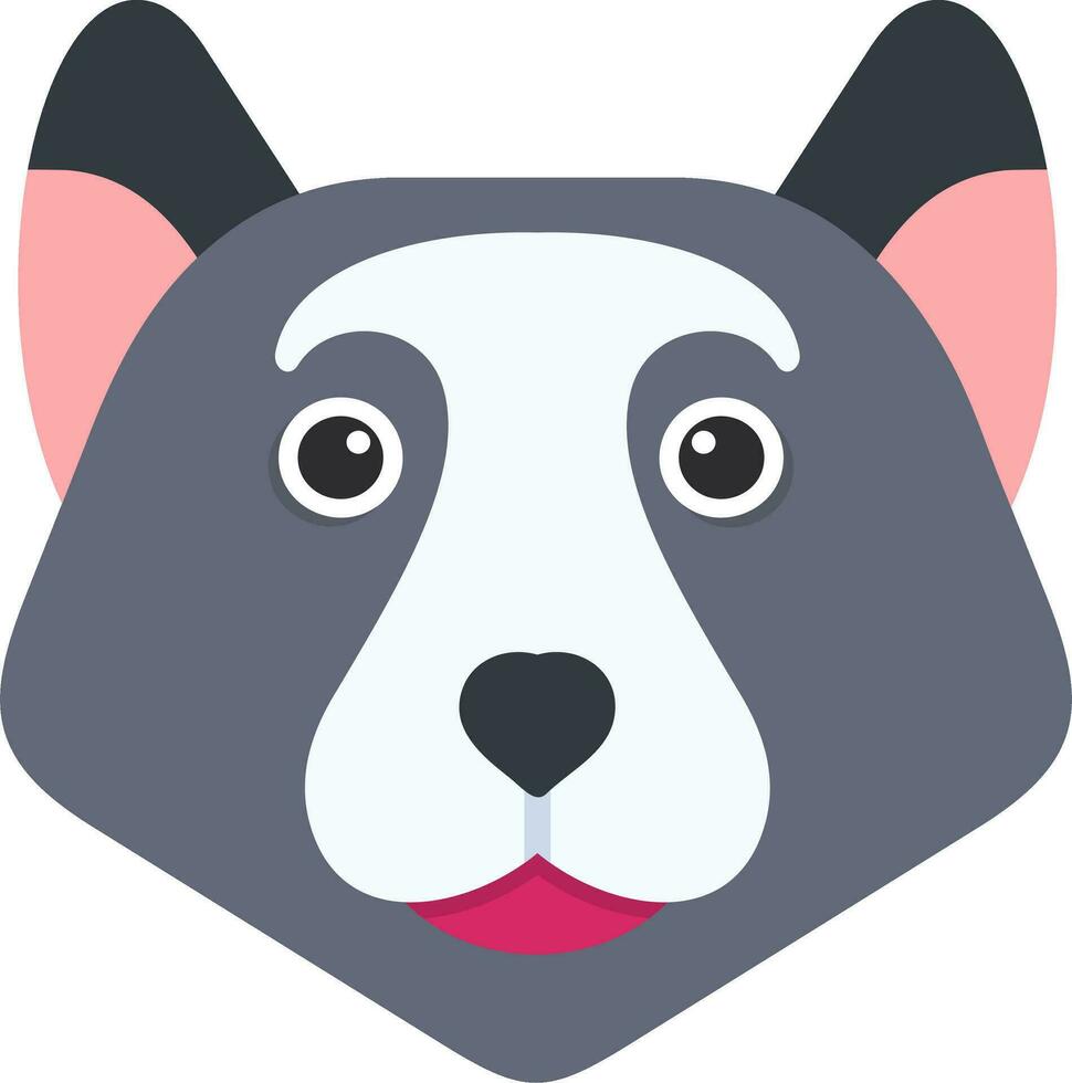 malamute vector icono