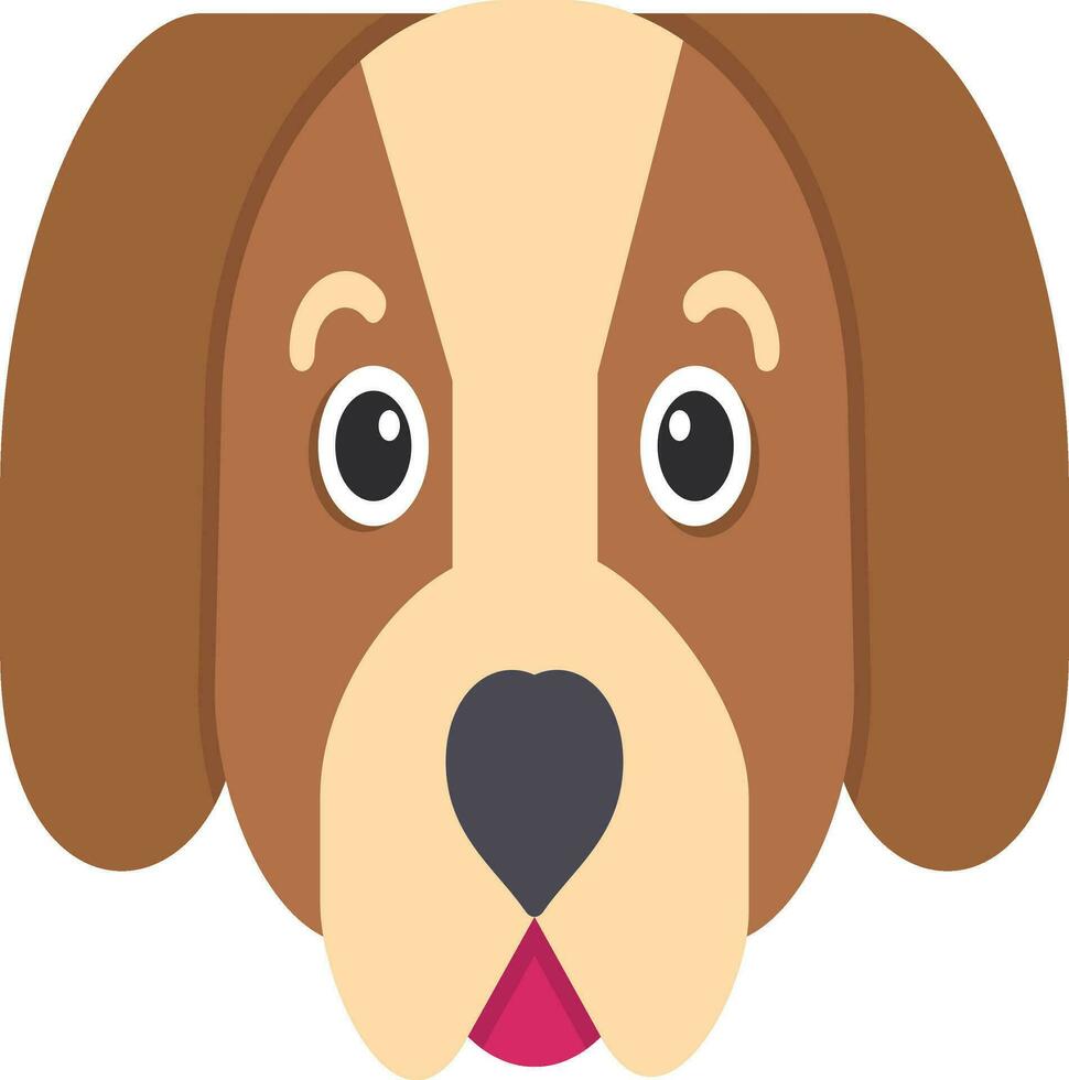 perro tejonero vector icono