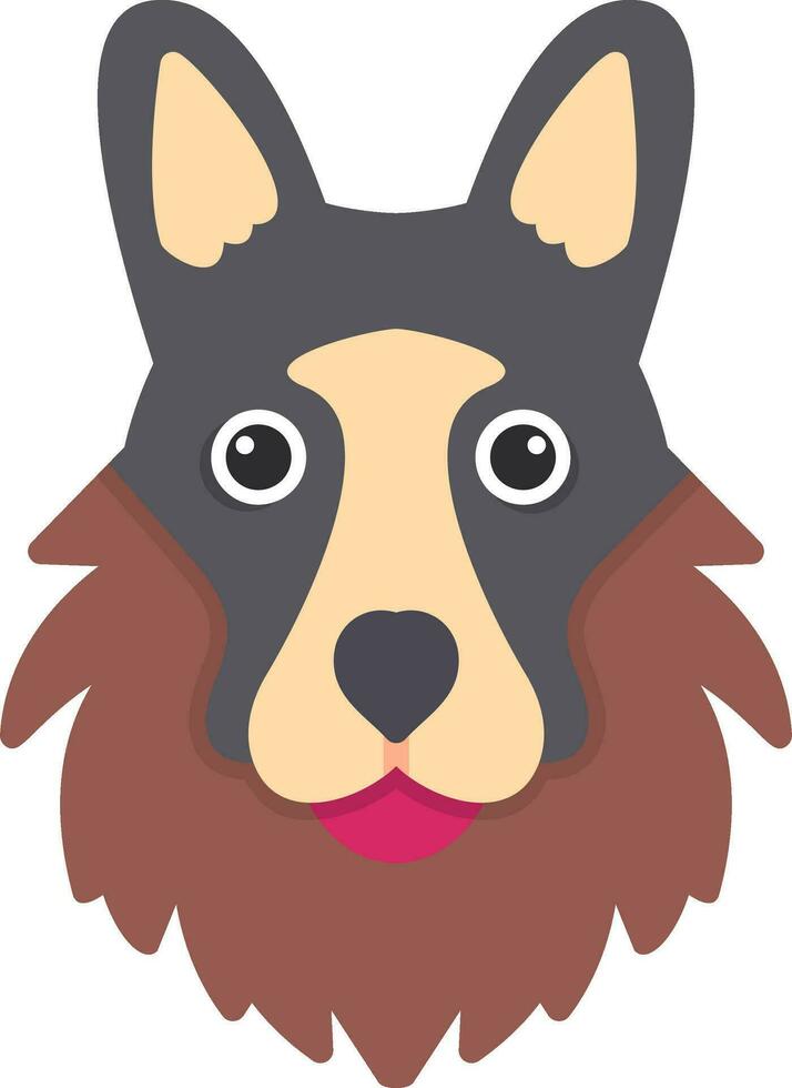 German Shepherd Vector Icon