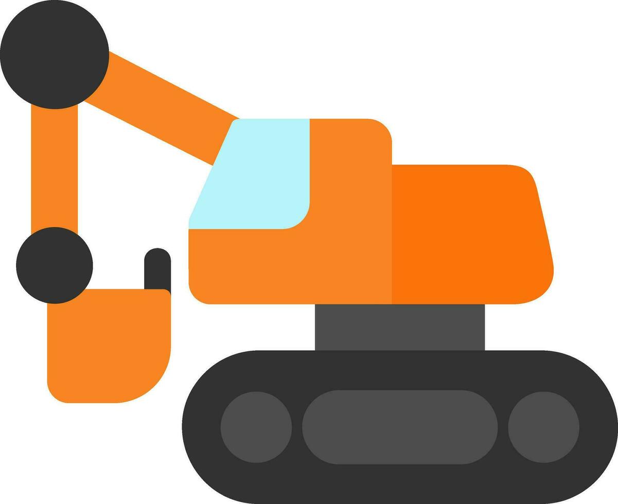 Excavator Vector Icon