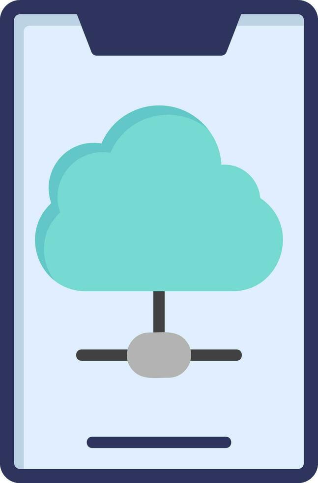 Cloud Data Vector Icon