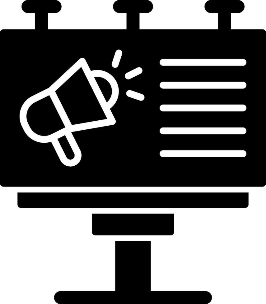 Billboard Vector Icon