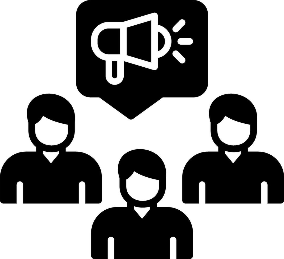 Public Relation Vector Icon