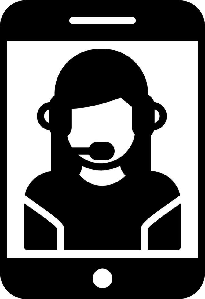 Customer Service Agent Vector Icon