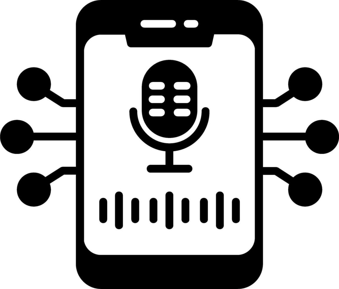 Voice Assistant Vector Icon