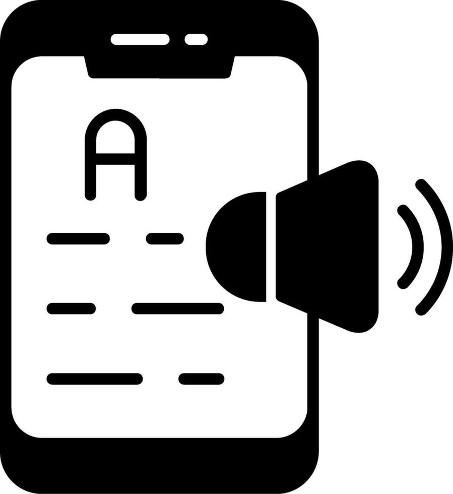 Text To Speech Vector Icon