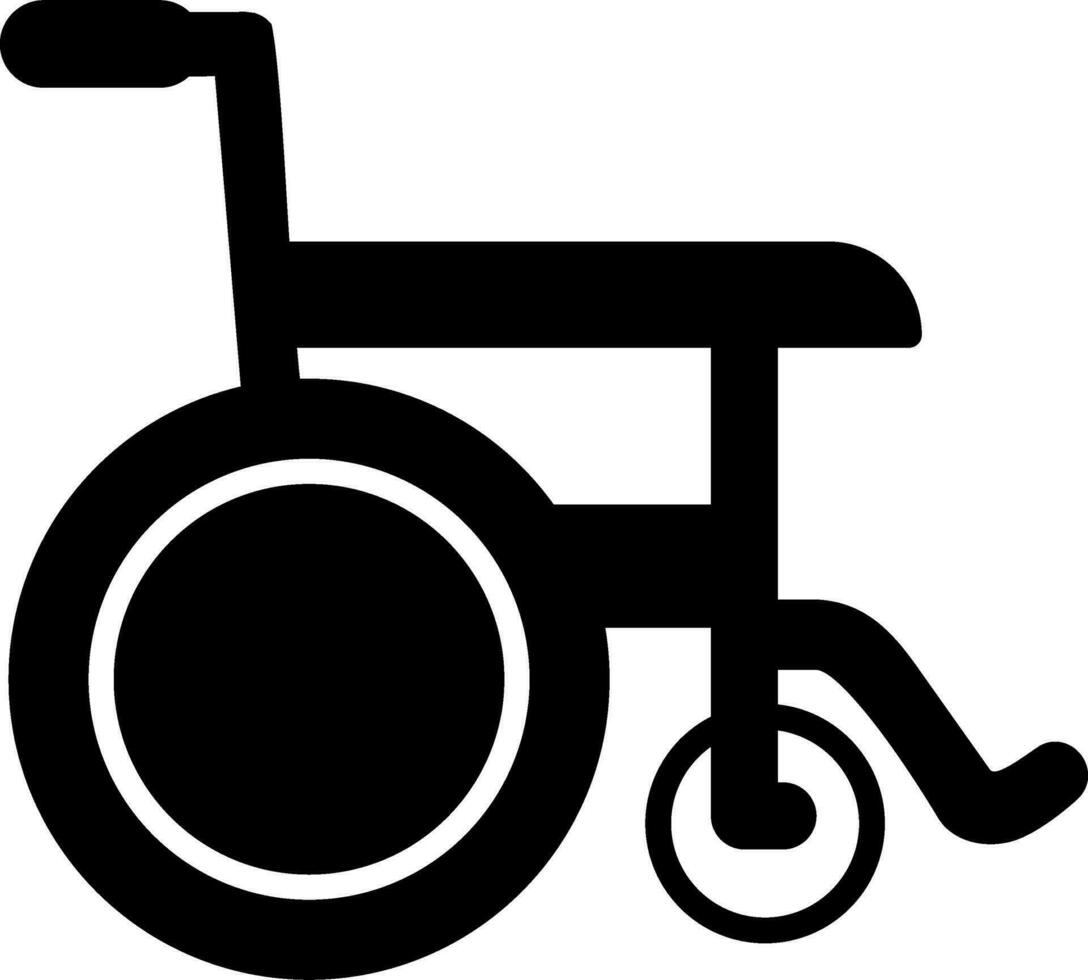 Wheel Chair Vector Icon
