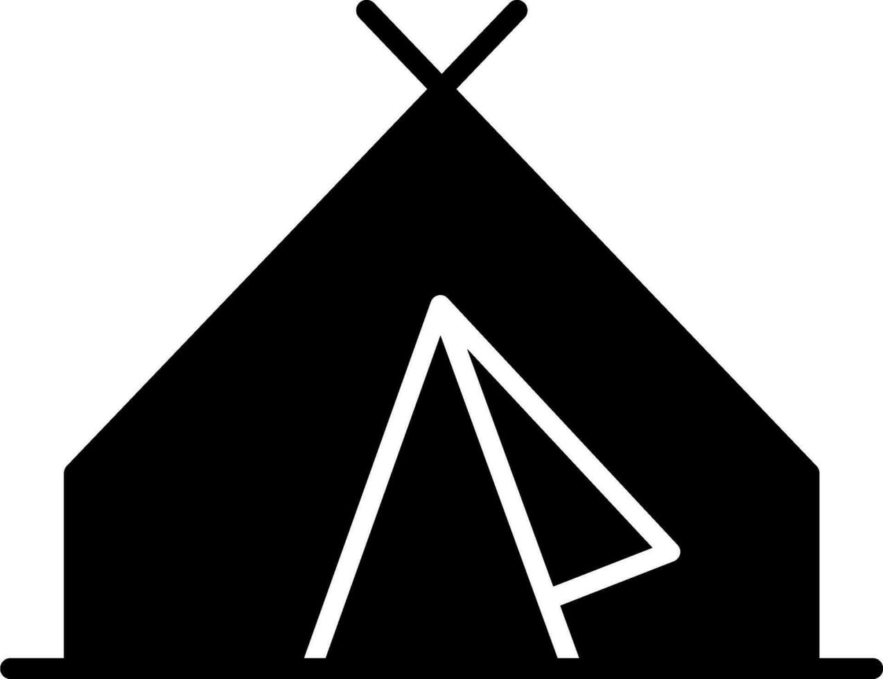 Tent Vector Icon