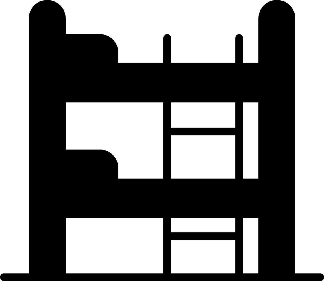 Bunk Bed Vector Icon