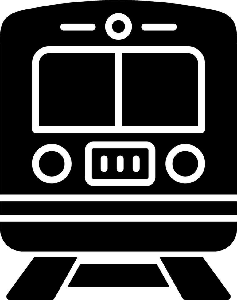 icono de vector de tren