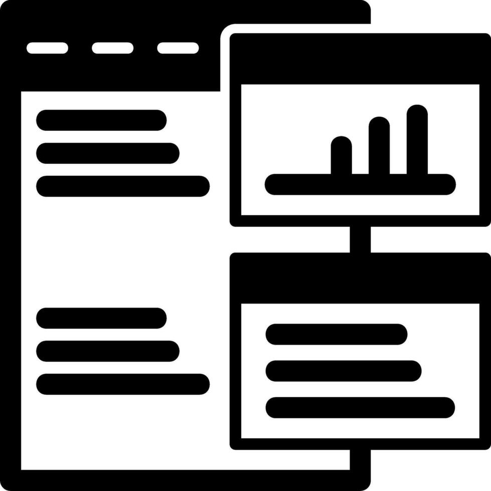 Log Data Vector Icon