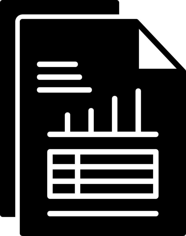 Data Report Vector Icon