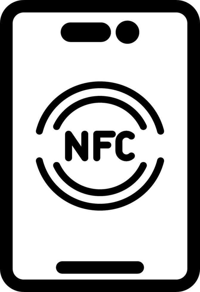 nfc vector icono