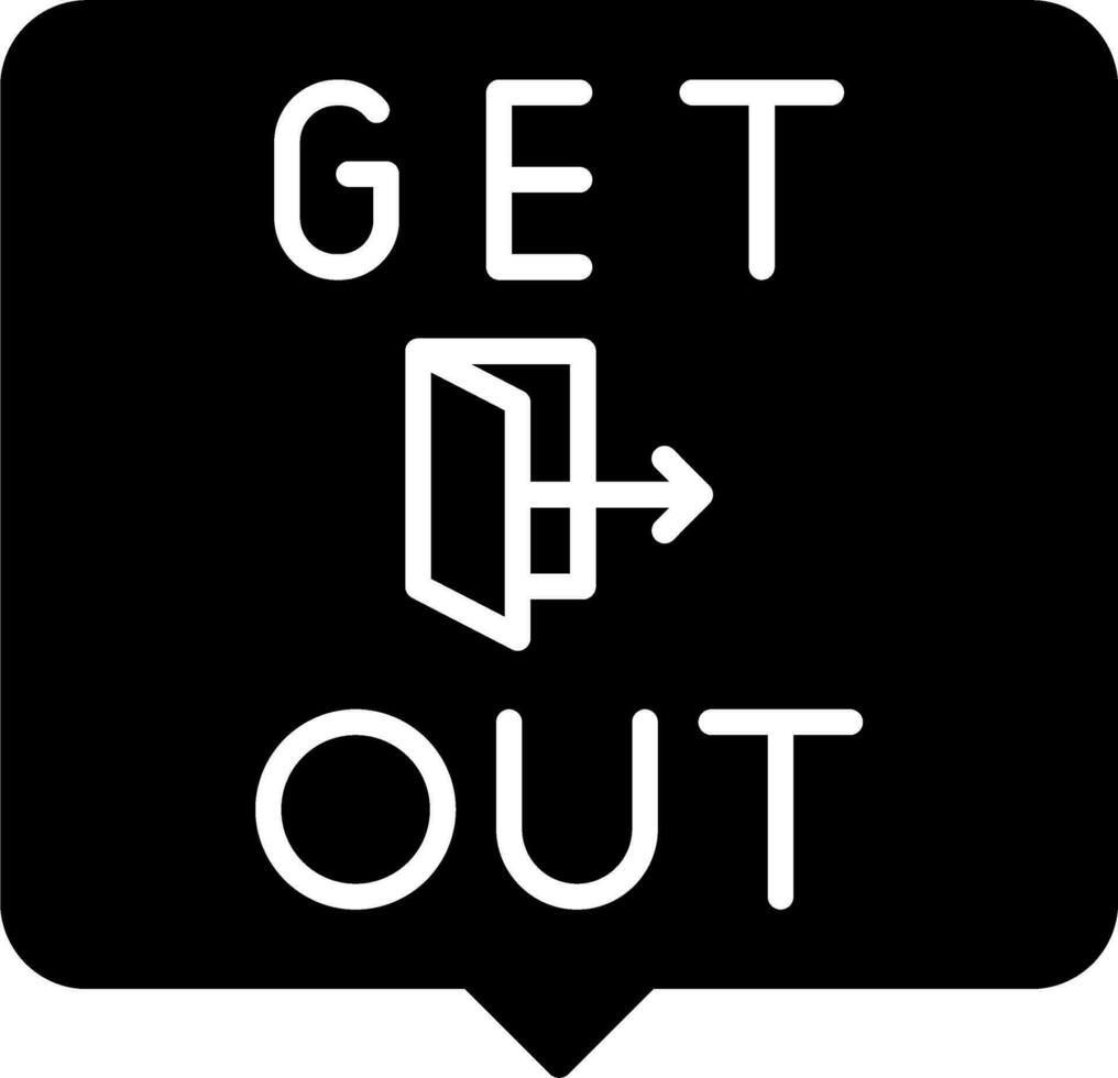 Get Out Vector Icon