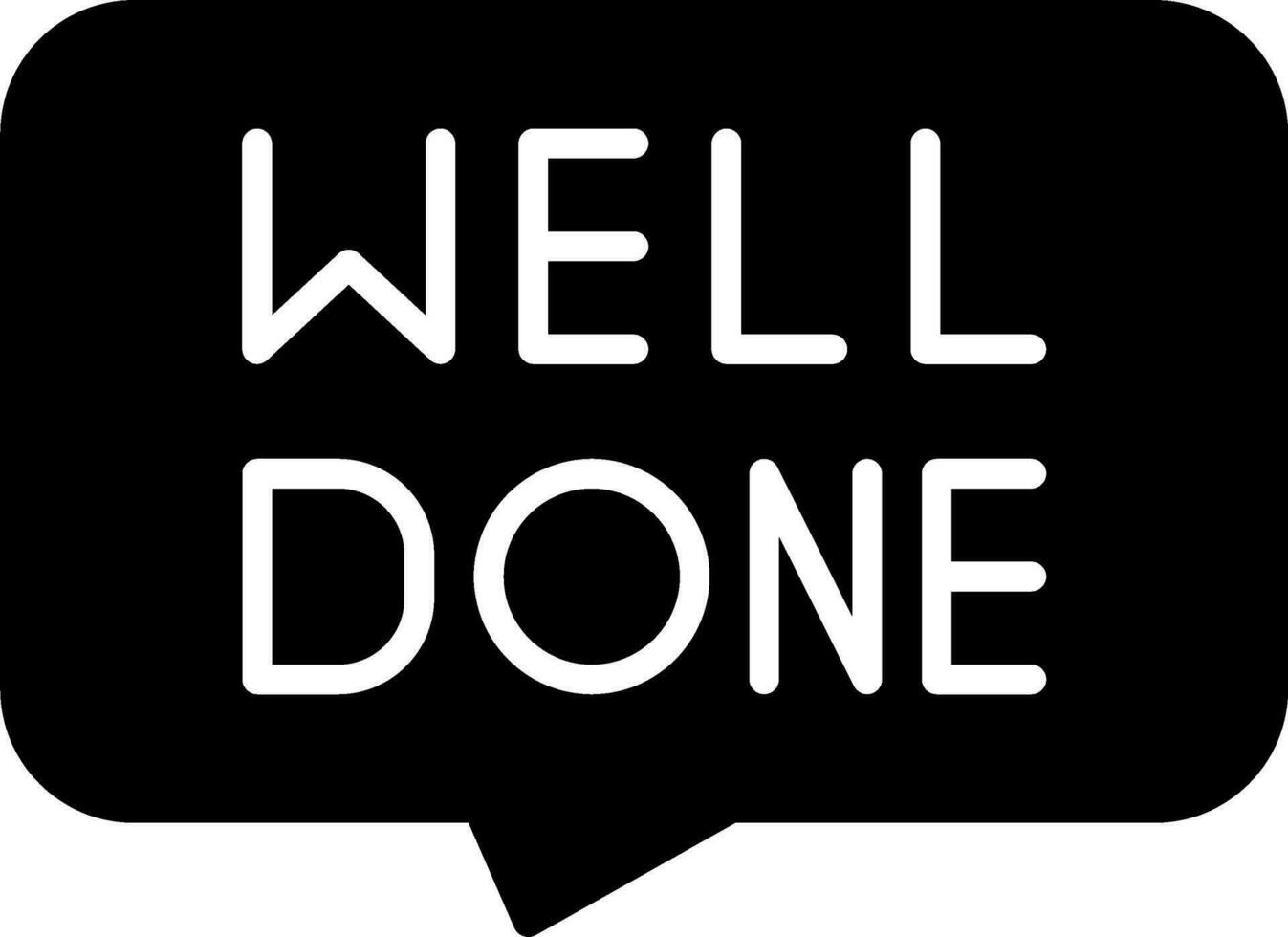 Well Done Vector Icon