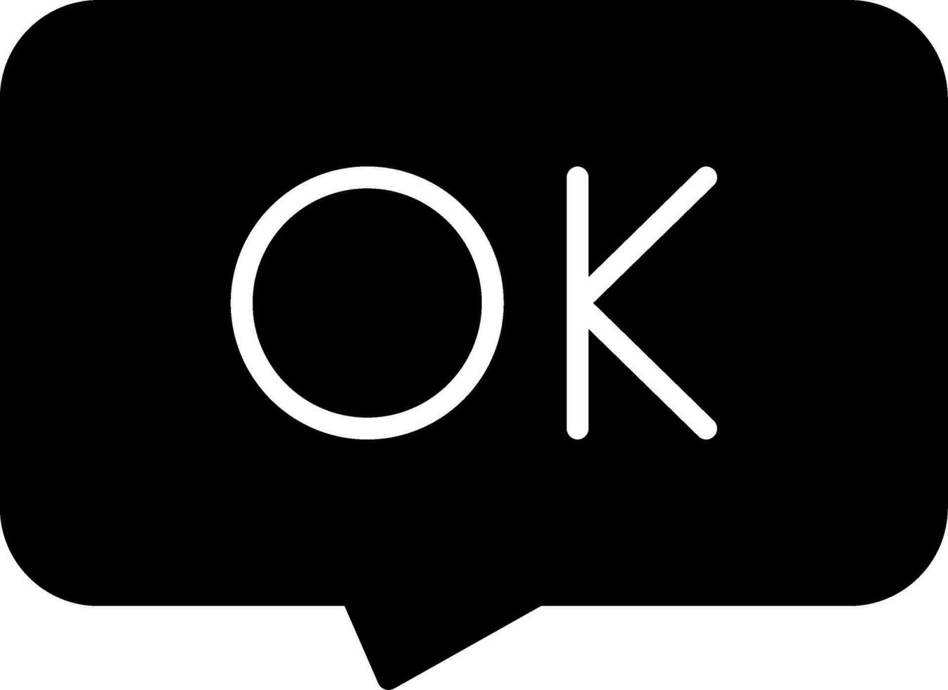 Ok Vector Icon