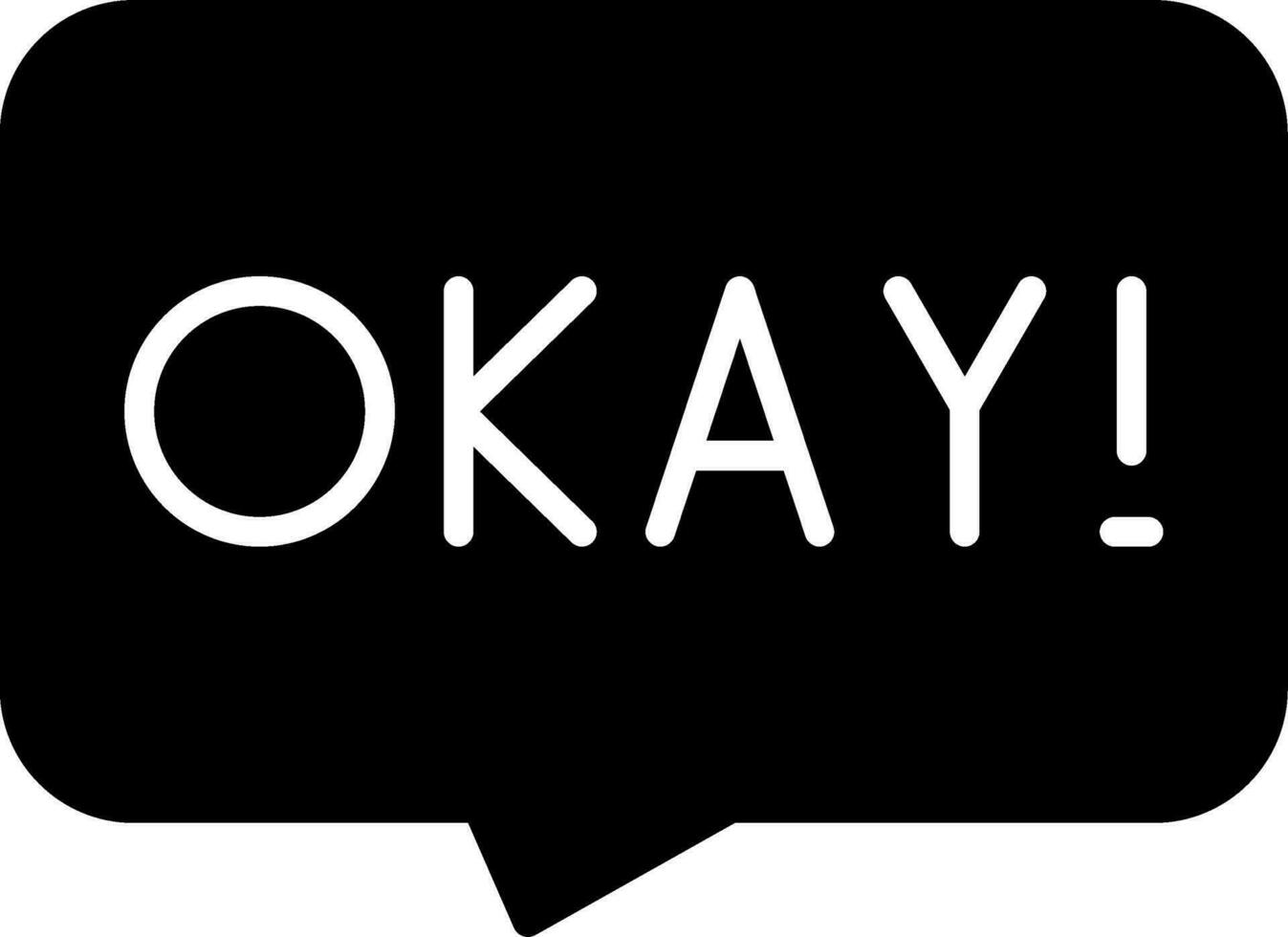 Okay Vector Icon