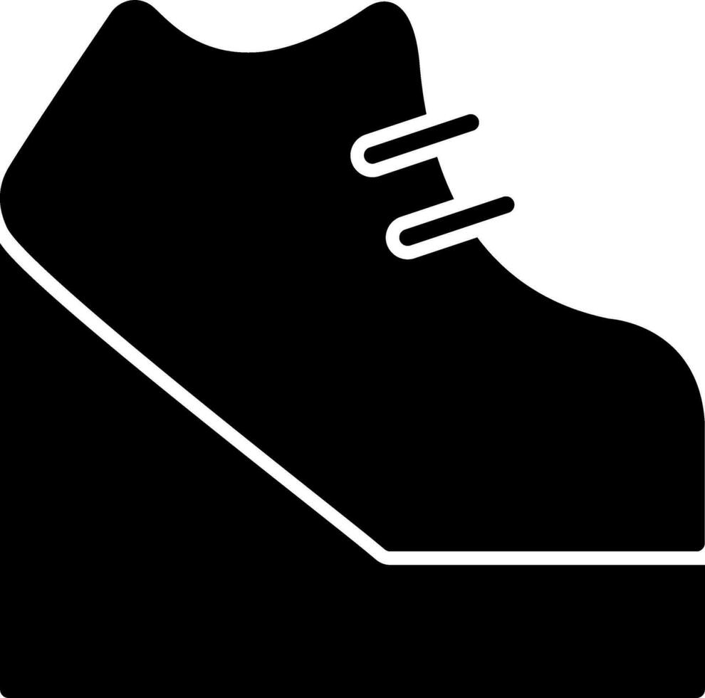 icono de vector de zapato