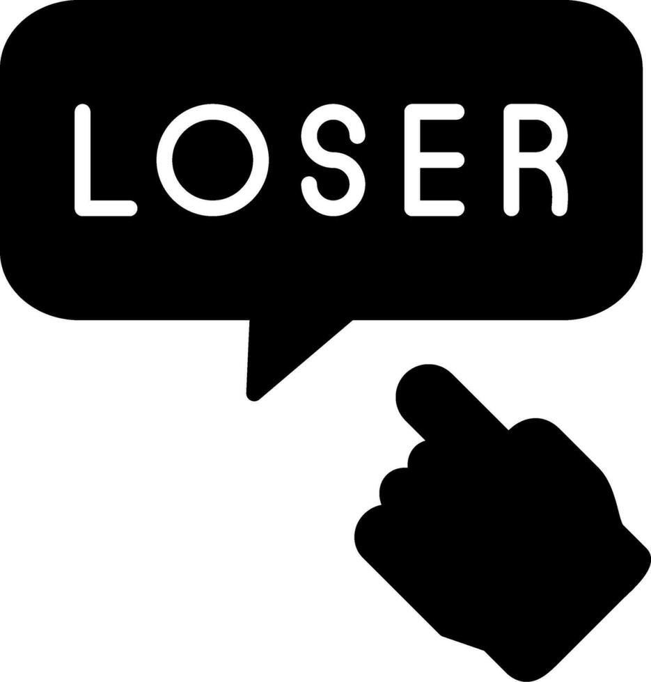 Loser Vector Icon