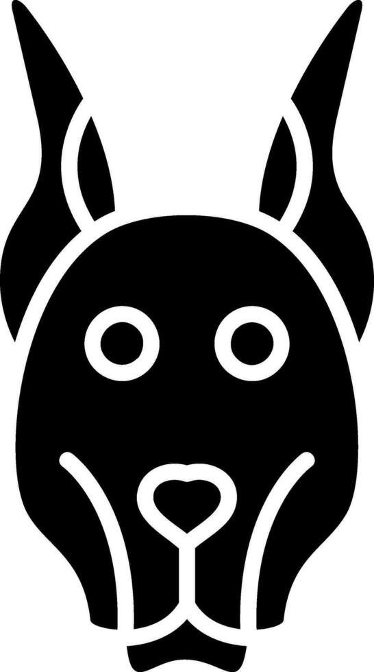 Doberman Vector Icon