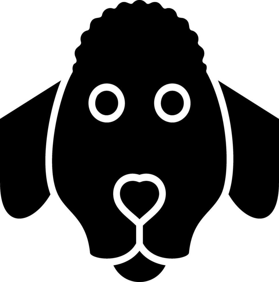 caniche vector icono