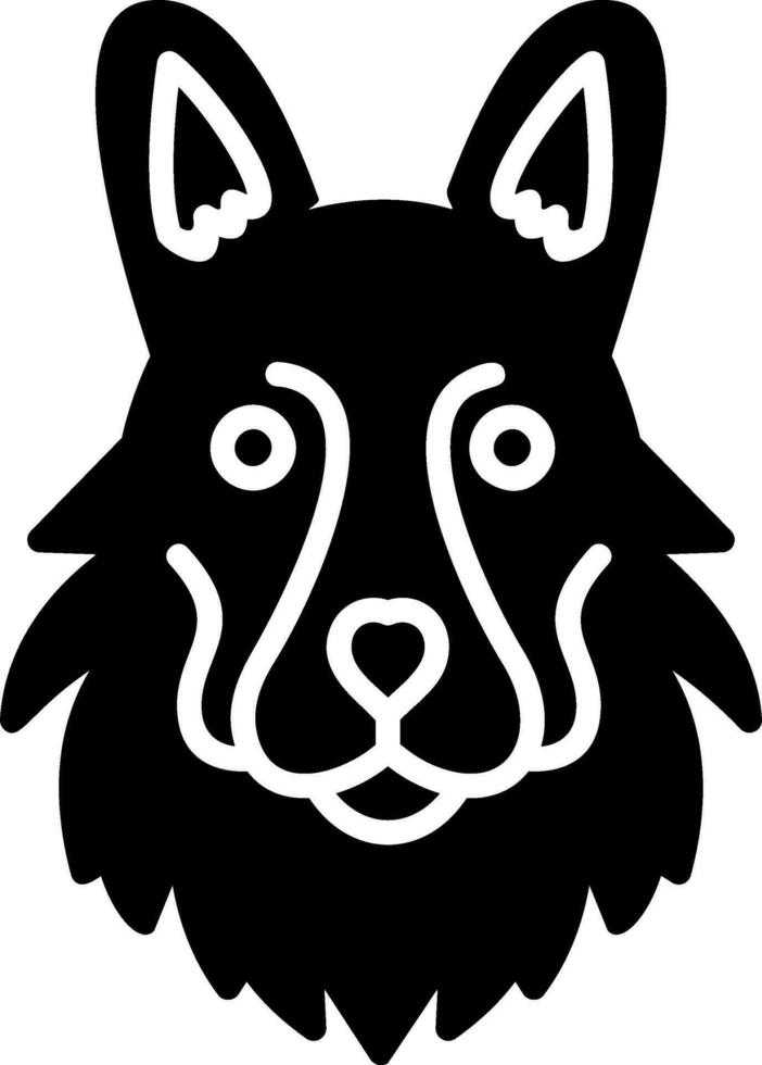 German Shepherd Vector Icon