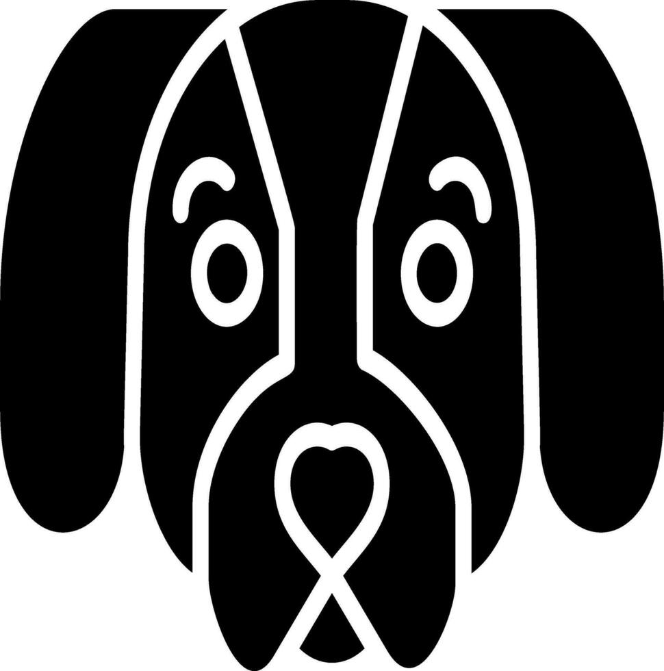 perro tejonero vector icono