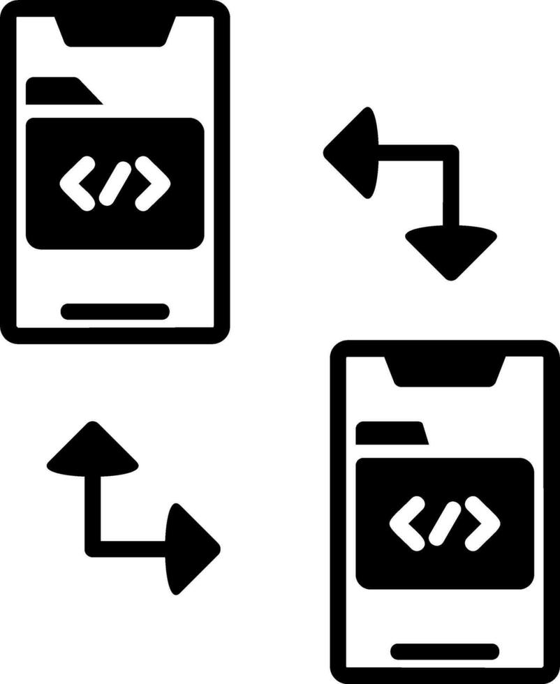 Data Transfer Vector Icon
