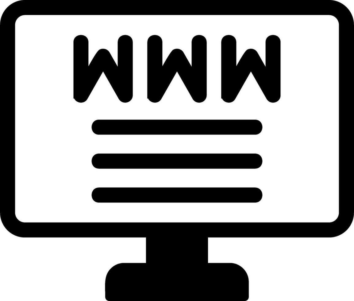 Website Vector Icon