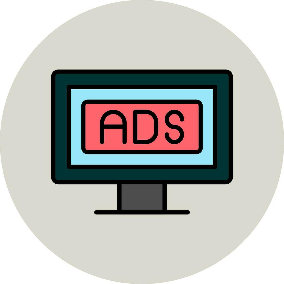 Ads Vector Icon