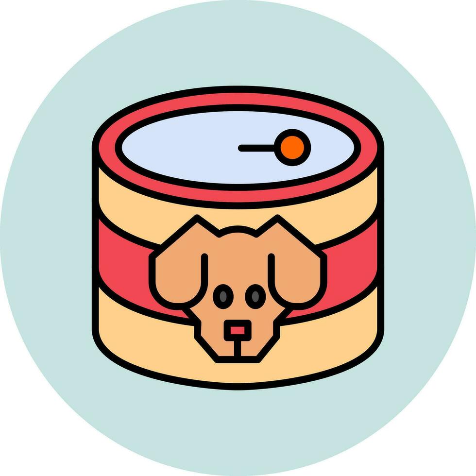 Canned Vector Icon