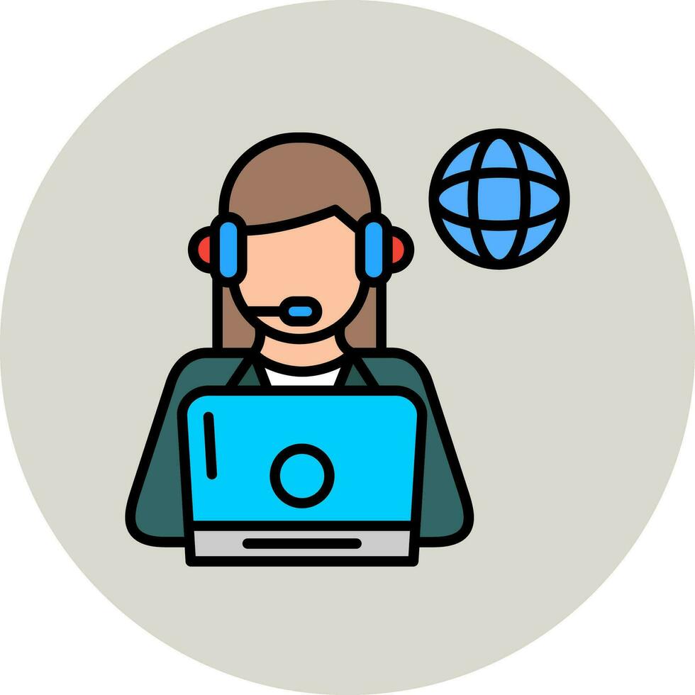 Help Desk Vector Icon